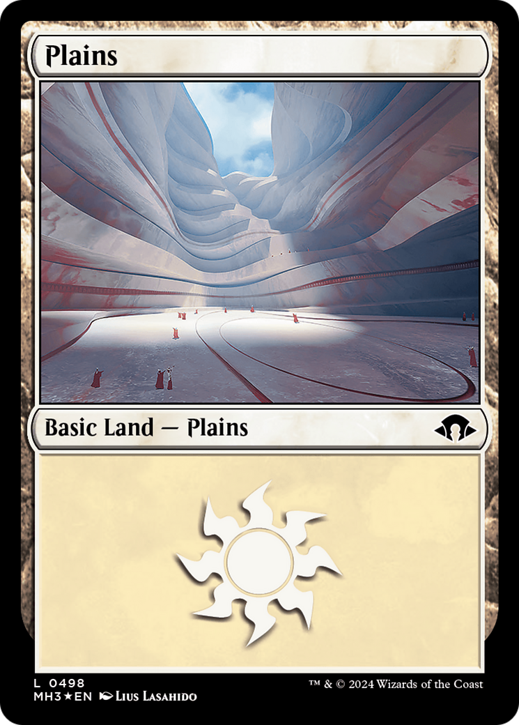 Plains (0498) (Ripple Foil) [Modern Horizons 3] | Spectrum Games