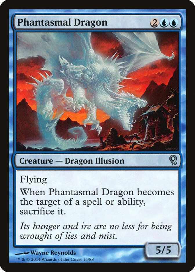 Phantasmal Dragon [Duel Decks: Jace vs. Vraska] | Spectrum Games