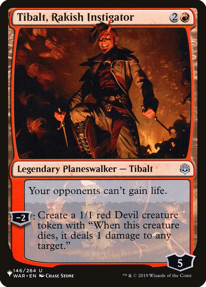 Tibalt, Rakish Instigator [The List] | Spectrum Games