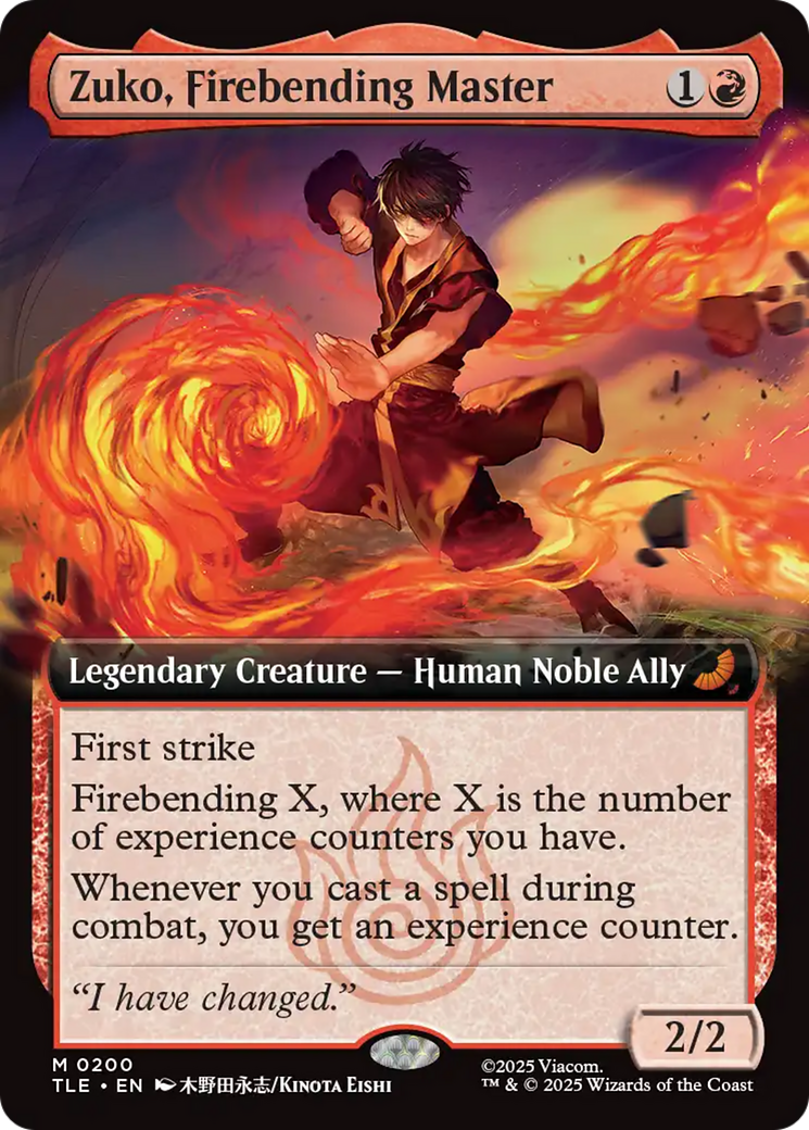Zuko, Firebending Master (Extended Art) [Avatar: The Last Airbender: Eternal-Legal] | Spectrum Games