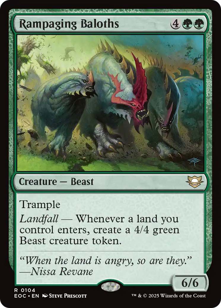 Rampaging Baloths [Edge of Eternities Commander] | Spectrum Games