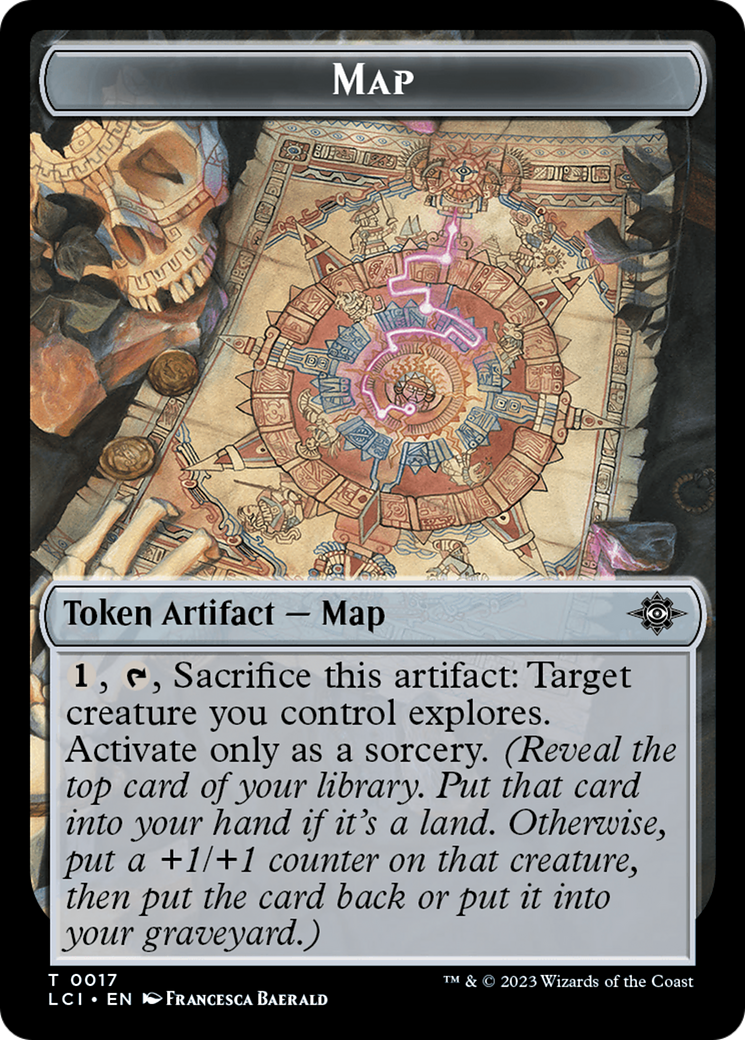 Map // Fungus Double-Sided Token [The Lost Caverns of Ixalan Tokens] | Spectrum Games