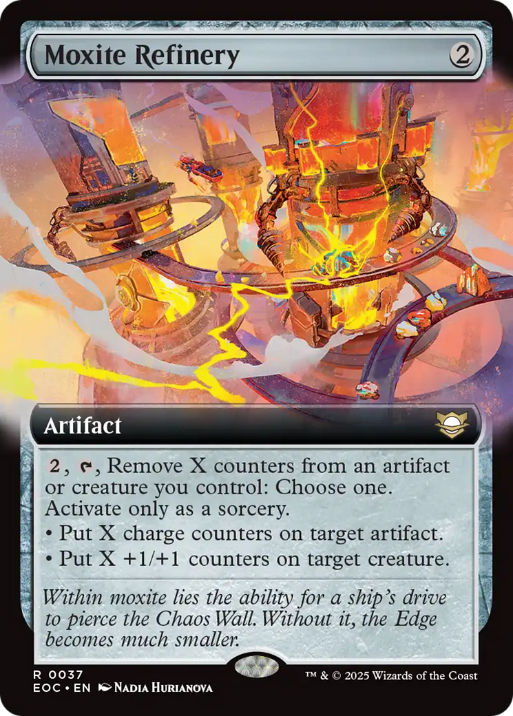 Moxite Refinery (Extended Art) [Edge of Eternities Commander] | Spectrum Games