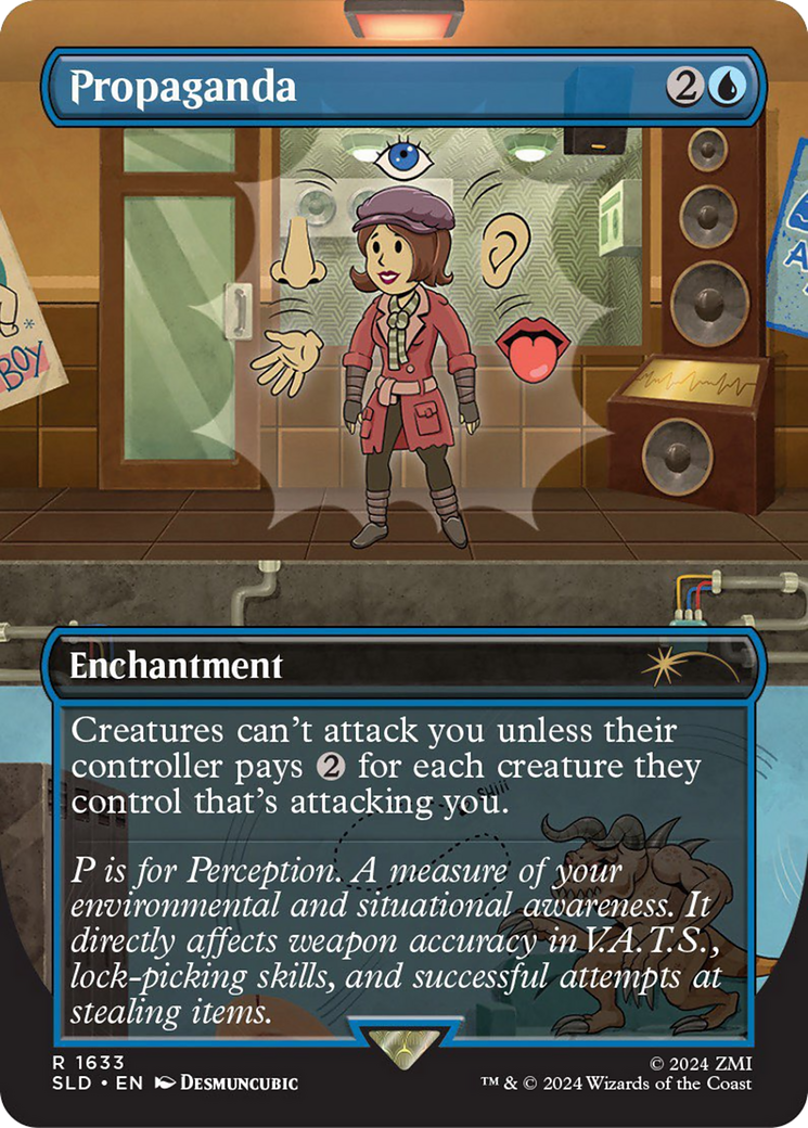 Propaganda (1633) (Rainbow Foil) [Secret Lair Drop Series] | Spectrum Games