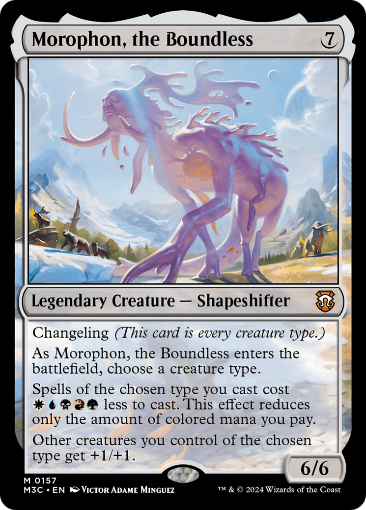 Morophon, the Boundless (Ripple Foil) [Modern Horizons 3 Commander] | Spectrum Games