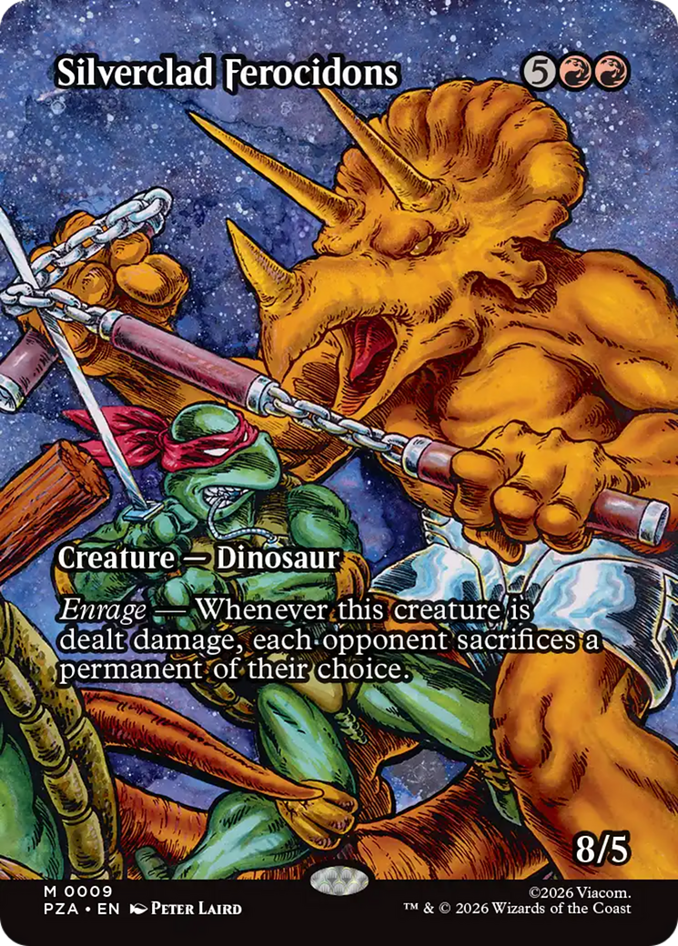 Silverclad Ferocidons (Borderless) [Teenage Mutant Ninja Turtles Eternal-Legal] | Spectrum Games
