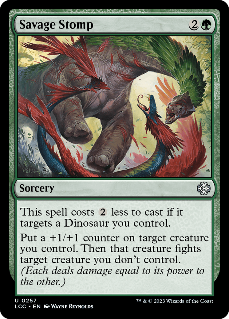 Savage Stomp [The Lost Caverns of Ixalan Commander] | Spectrum Games