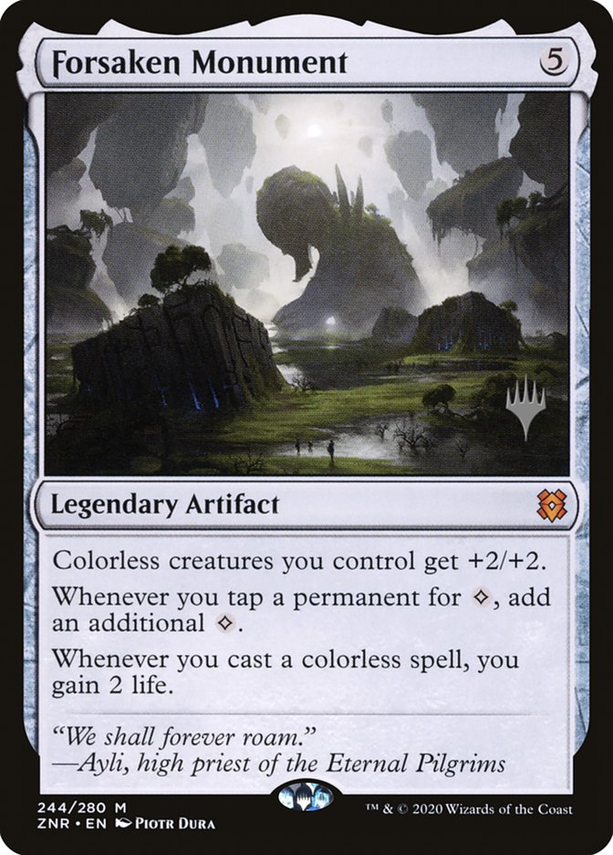 Forsaken Monument (Promo Pack) [Zendikar Rising Promos] | Spectrum Games