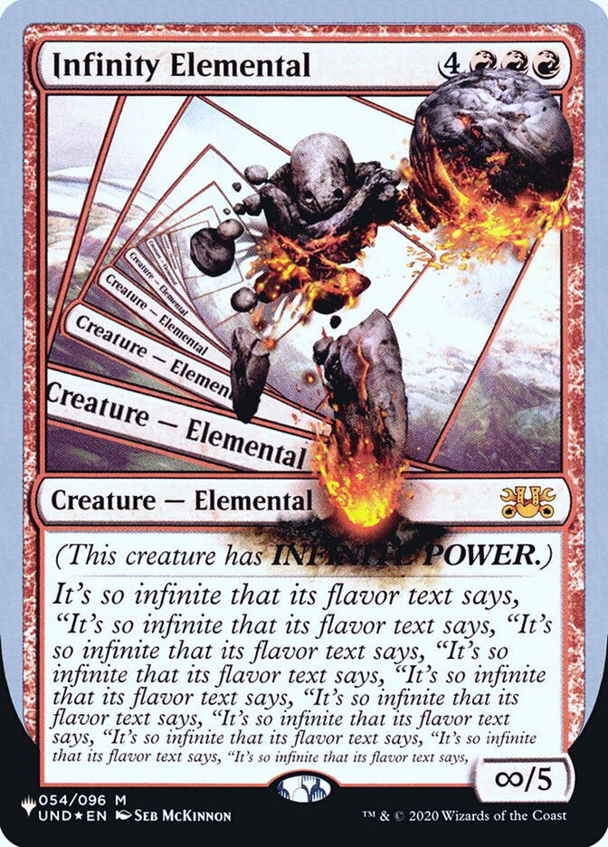 Infinity Elemental (Unfinity Foil Edition) [The List] | Spectrum Games