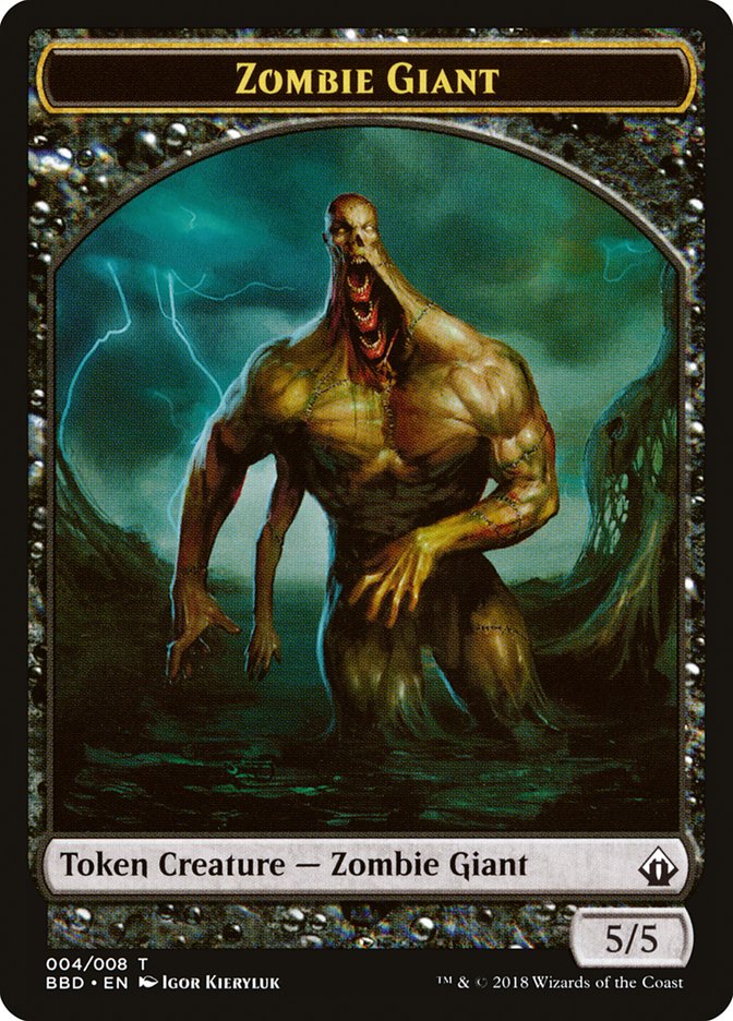 Zombie Giant Token [Battlebond Tokens] | Spectrum Games