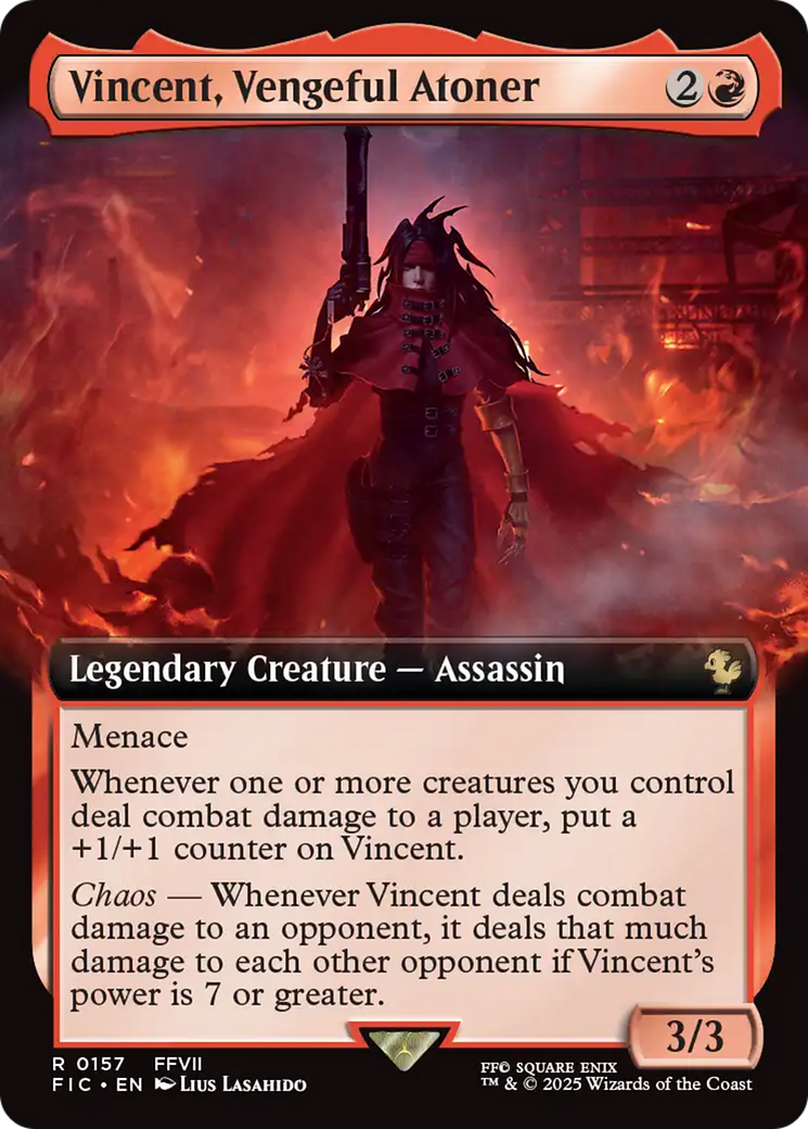 Vincent, Vengeful Atoner (Extended Art) [FINAL FANTASY Commander] | Spectrum Games