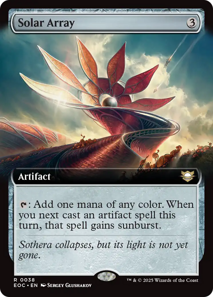 Solar Array (Extended Art) [Edge of Eternities Commander] | Spectrum Games
