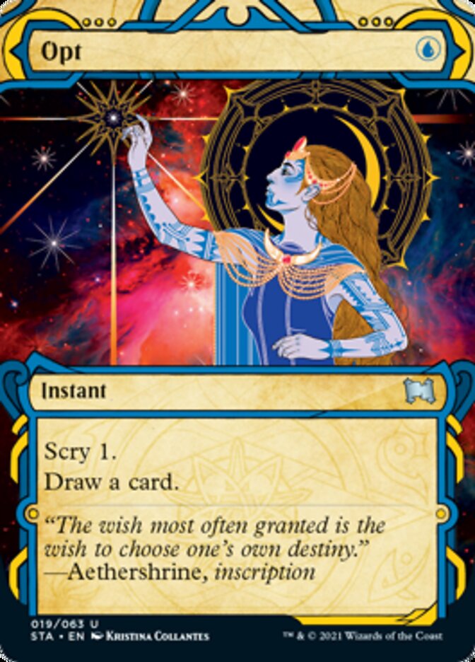 Opt (Foil Etched) [Strixhaven: Mystical Archive] | Spectrum Games