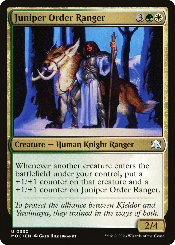 Juniper Order Ranger [March of the Machine Commander] | Spectrum Games