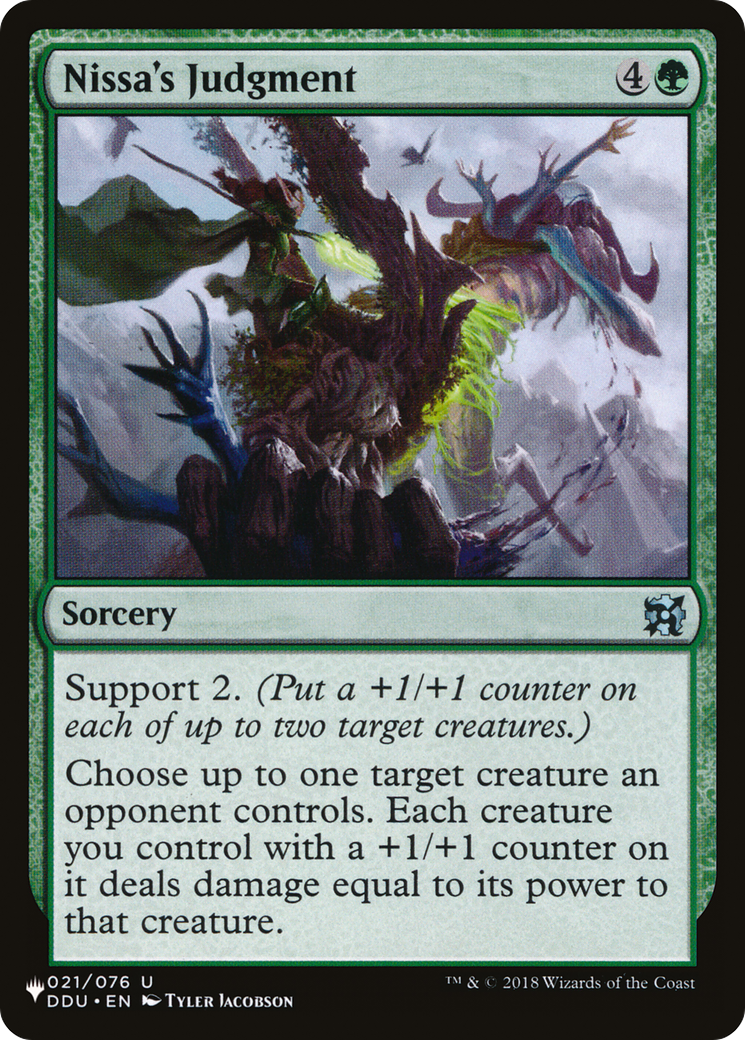 Nissa's Judgment [The List] | Spectrum Games