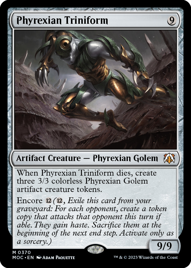 Phyrexian Triniform [March of the Machine Commander] | Spectrum Games