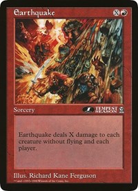 Earthquake (Oversized) [Oversize Cards] | Spectrum Games