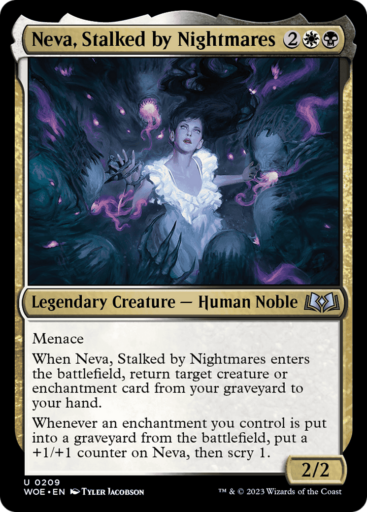 Neva, Stalked by Nightmares [Wilds of Eldraine] | Spectrum Games