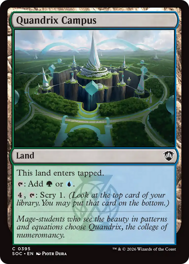 Quandrix Campus [Secrets of Strixhaven Commander] | Spectrum Games