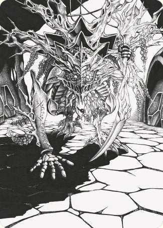 Thrun, Breaker of Silence Art Card [Phyrexia: All Will Be One Art Series] | Spectrum Games