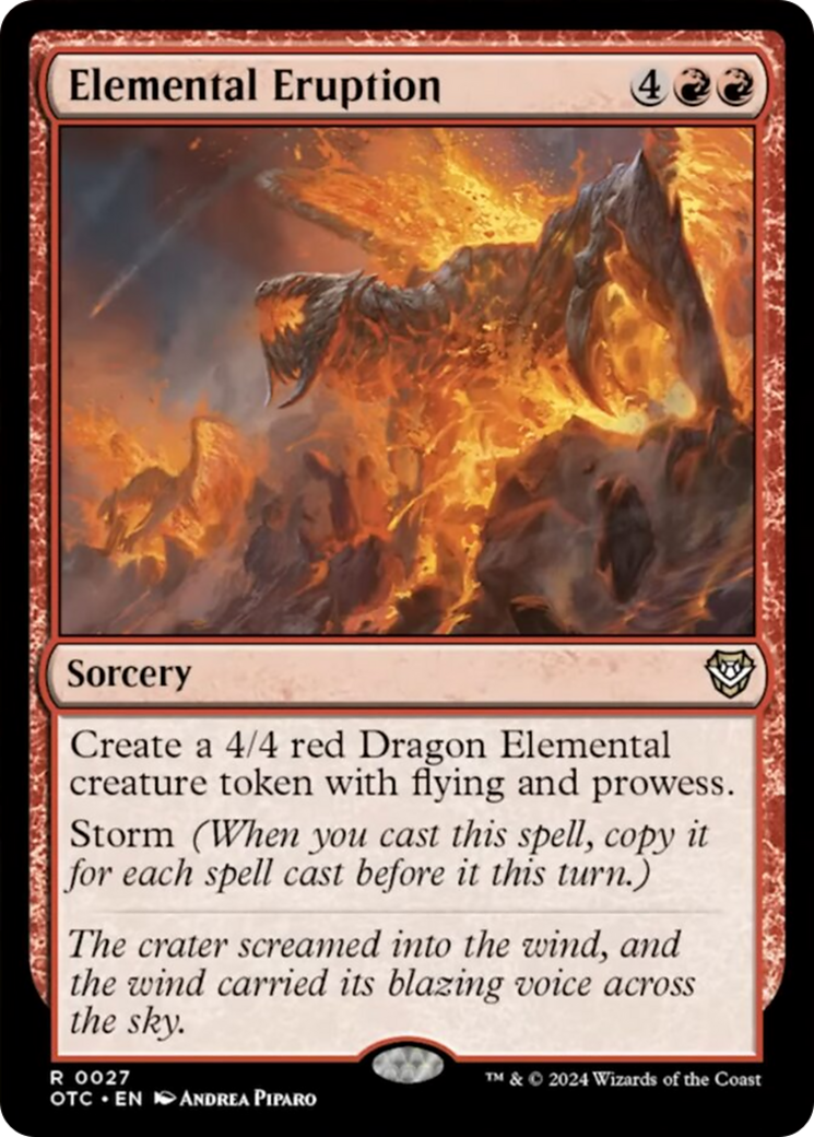 Elemental Eruption [Outlaws of Thunder Junction Commander] | Spectrum Games