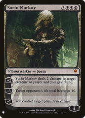 Sorin Markov [Mystery Booster] | Spectrum Games