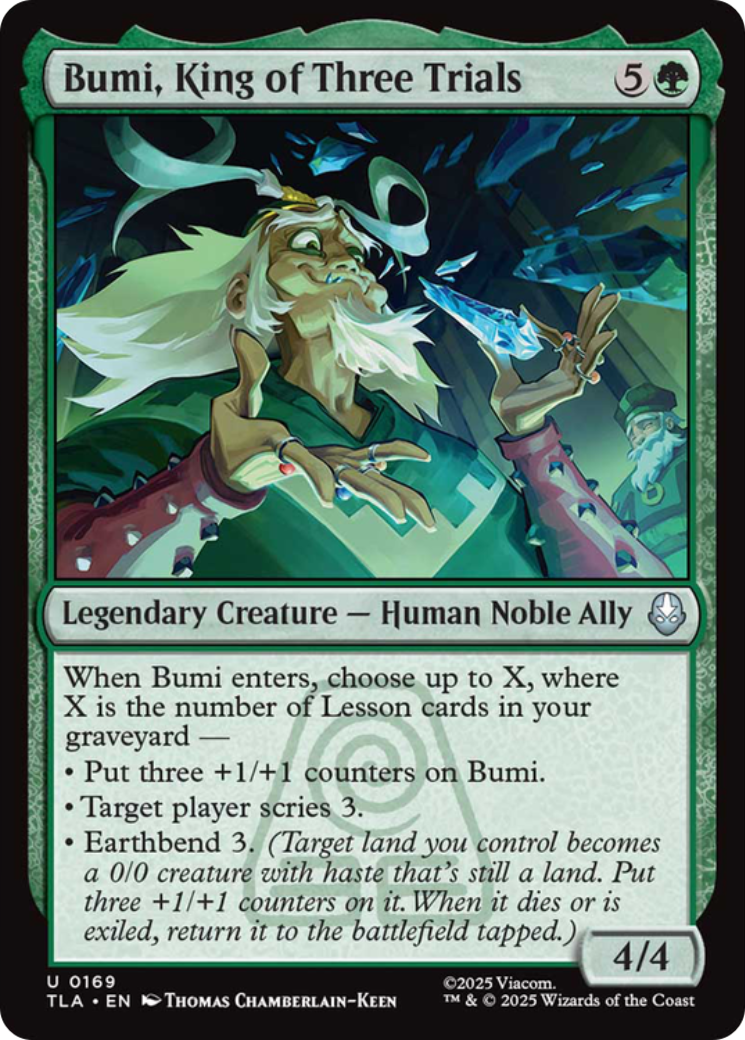 Bumi, King of Three Trials [Avatar: The Last Airbender] | Spectrum Games