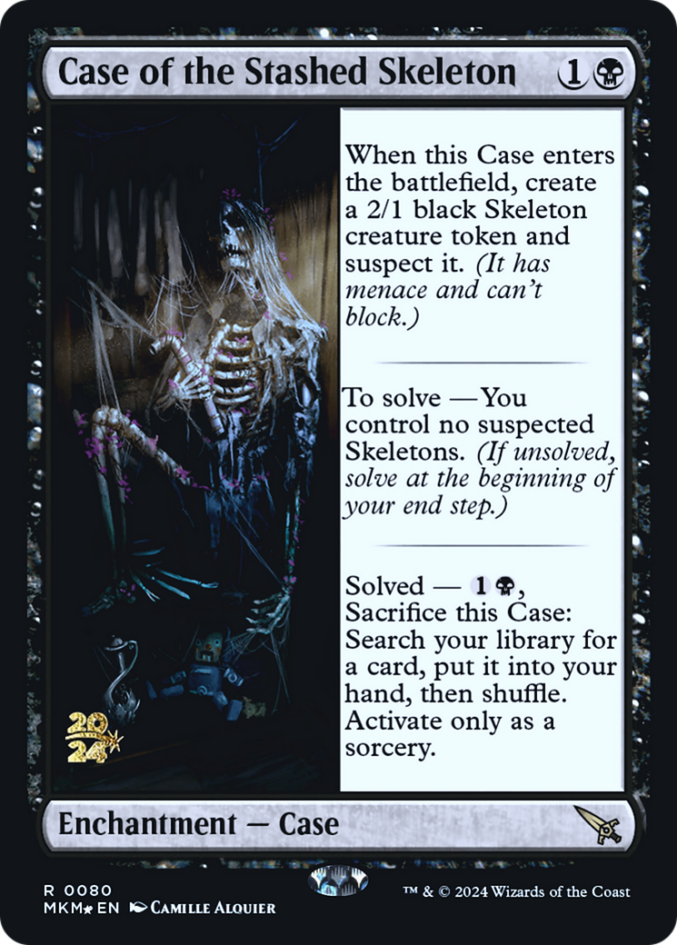 Case of the Stashed Skeleton [Murders at Karlov Manor Prerelease Promos] | Spectrum Games
