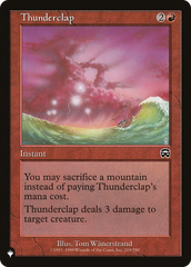 Thunderclap [The List Reprints] | Spectrum Games