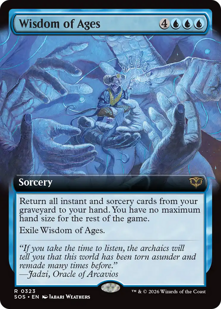 Wisdom of Ages (Extended Art) [Secrets of Strixhaven] | Spectrum Games
