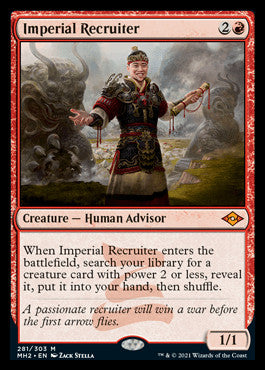Imperial Recruiter (Foil Etched) [Modern Horizons 2] | Spectrum Games