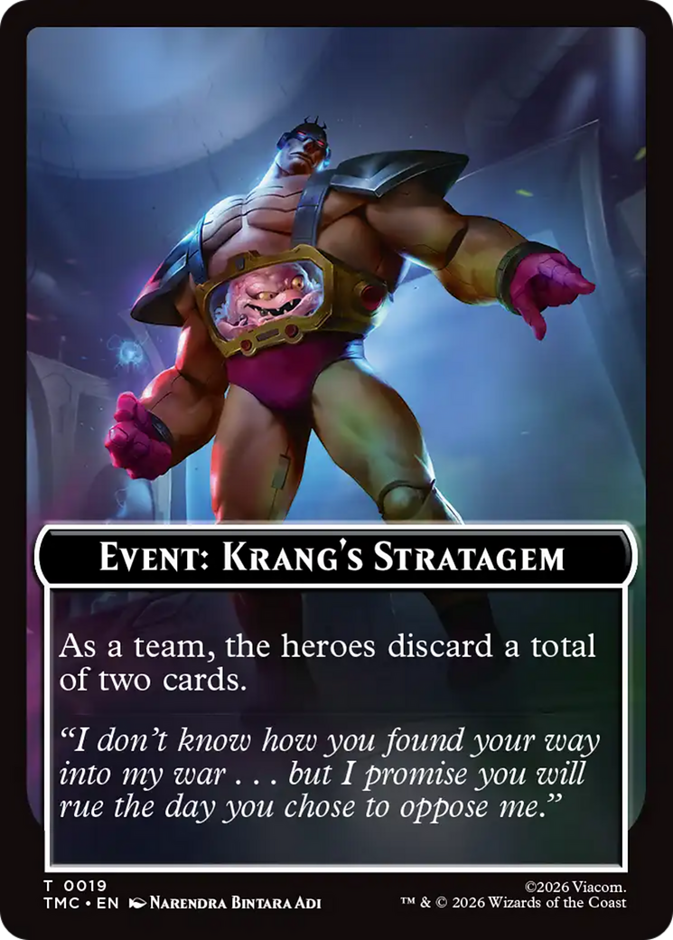 Event: Krang's Stratagem [Teenage Mutant Ninja Turtles Commander Tokens] | Spectrum Games
