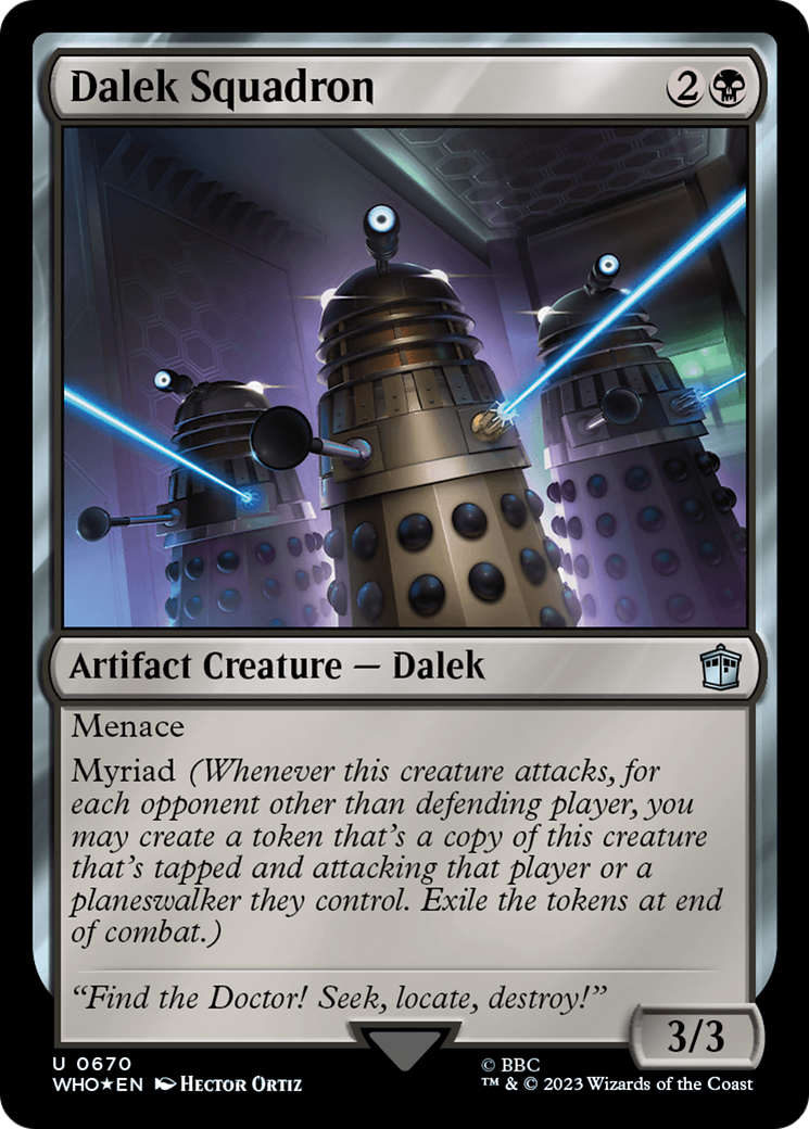 Dalek Squadron (Surge Foil) [Doctor Who] | Spectrum Games