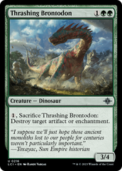 Thrashing Brontodon [The Lost Caverns of Ixalan] | Spectrum Games