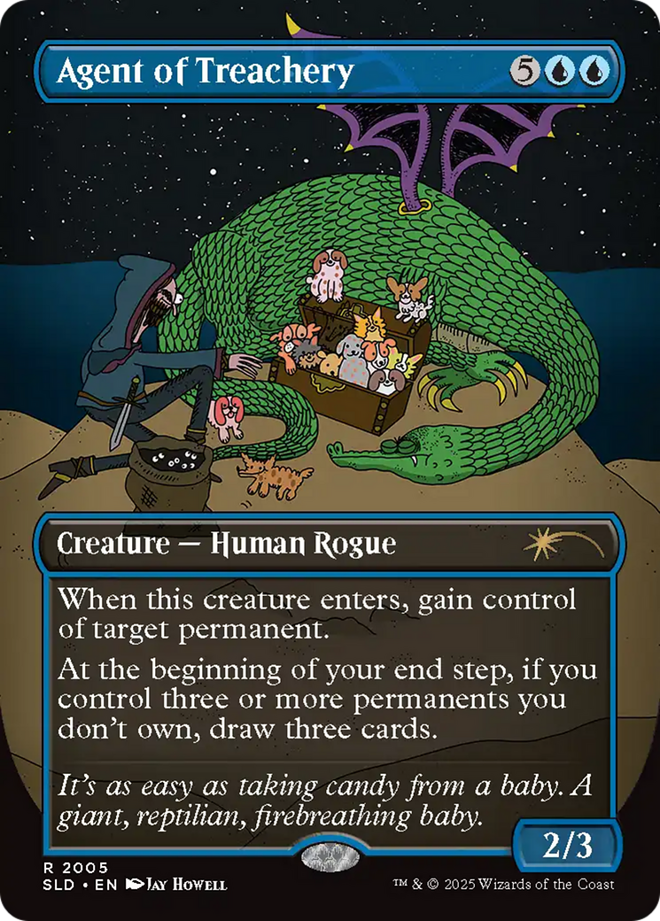 Agent of Treachery (Rainbow Foil) [Secret Lair Drop Series] | Spectrum Games