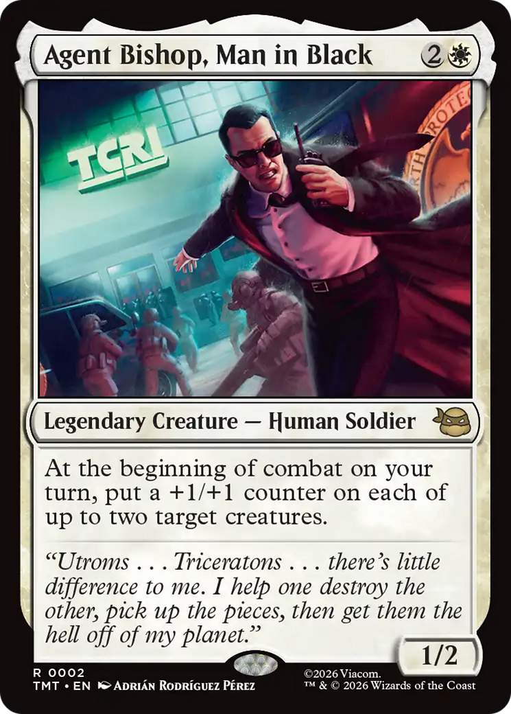 Agent Bishop, Man in Black [Teenage Mutant Ninja Turtles] | Spectrum Games