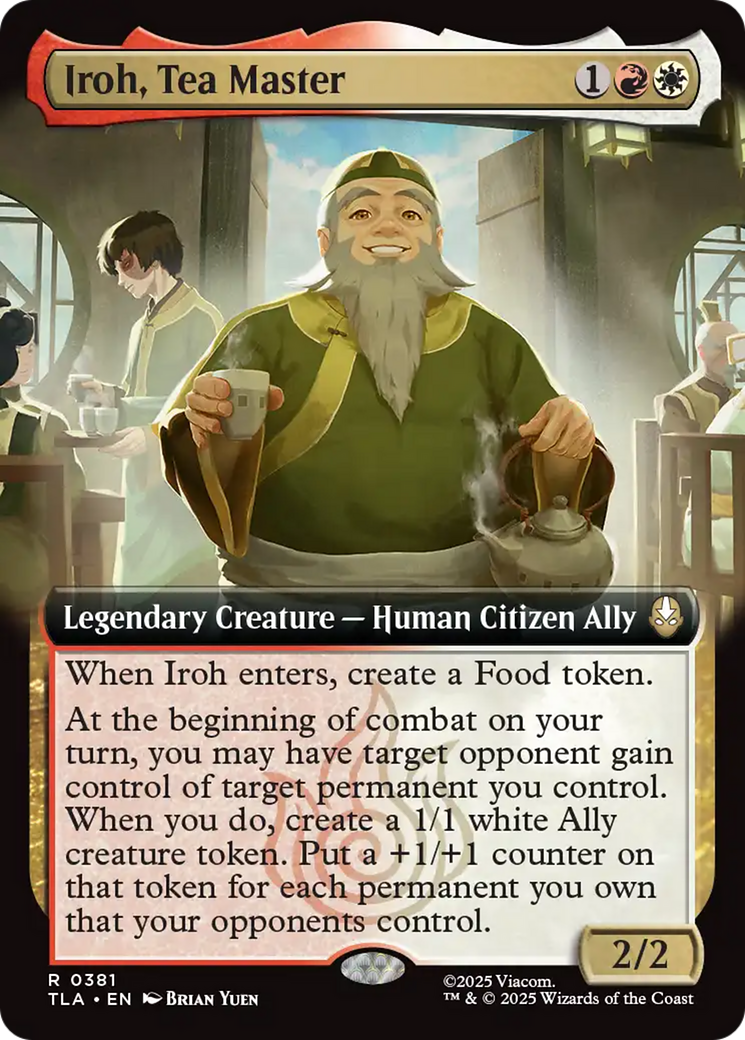 Iroh, Tea Master (Extended Art) [Avatar: The Last Airbender] | Spectrum Games