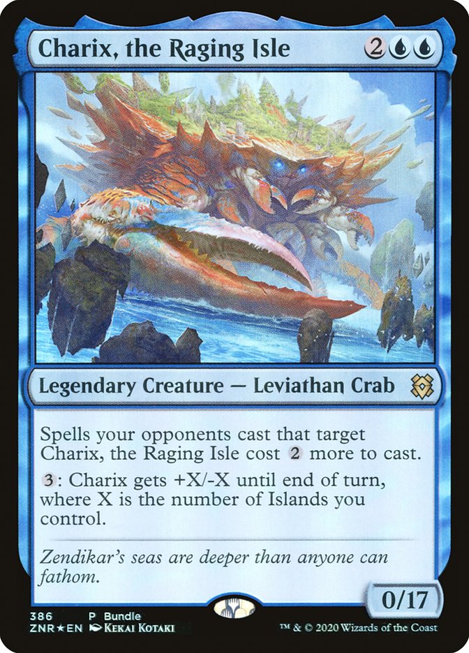 Charix, the Raging Isle (386) [Zendikar Rising Promos] | Spectrum Games