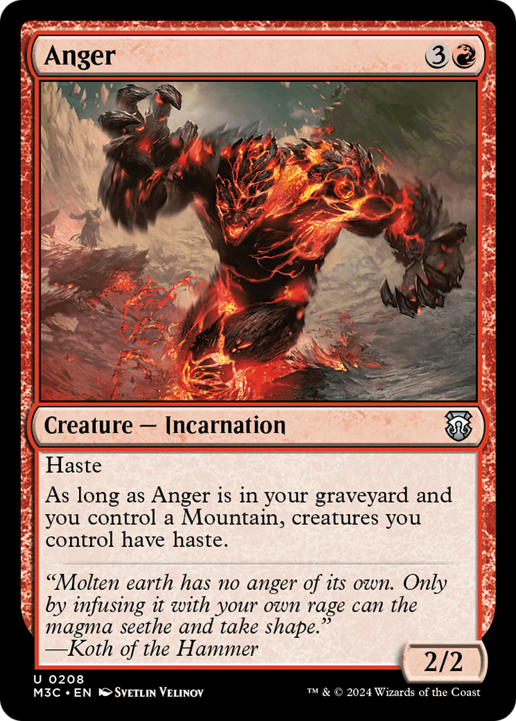 Anger [Modern Horizons 3 Commander] | Spectrum Games