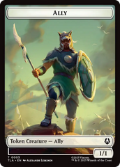 Ally (0005) // Soldier (0002) Double-Sided Token [Avatar: The Last Airbender Tokens] | Spectrum Games