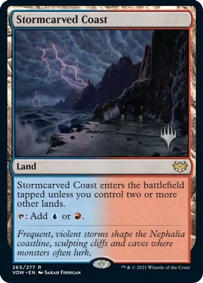 Stormcarved Coast (Promo Pack) [Innistrad: Crimson Vow Promos] | Spectrum Games