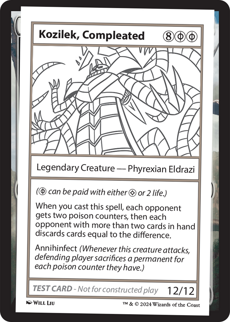 Kozilek, Completed [Mystery Booster 2 Playtest Cards] | Spectrum Games