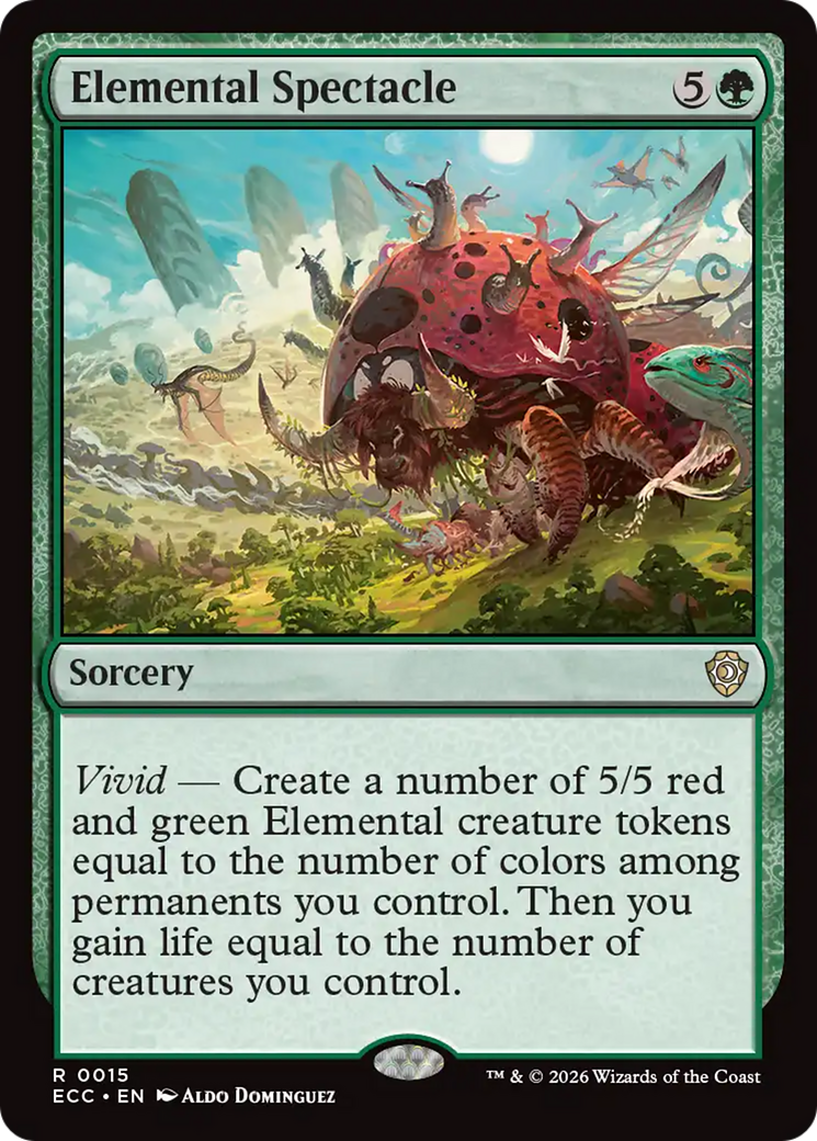 Elemental Spectacle [Lorwyn Eclipsed Commander] | Spectrum Games