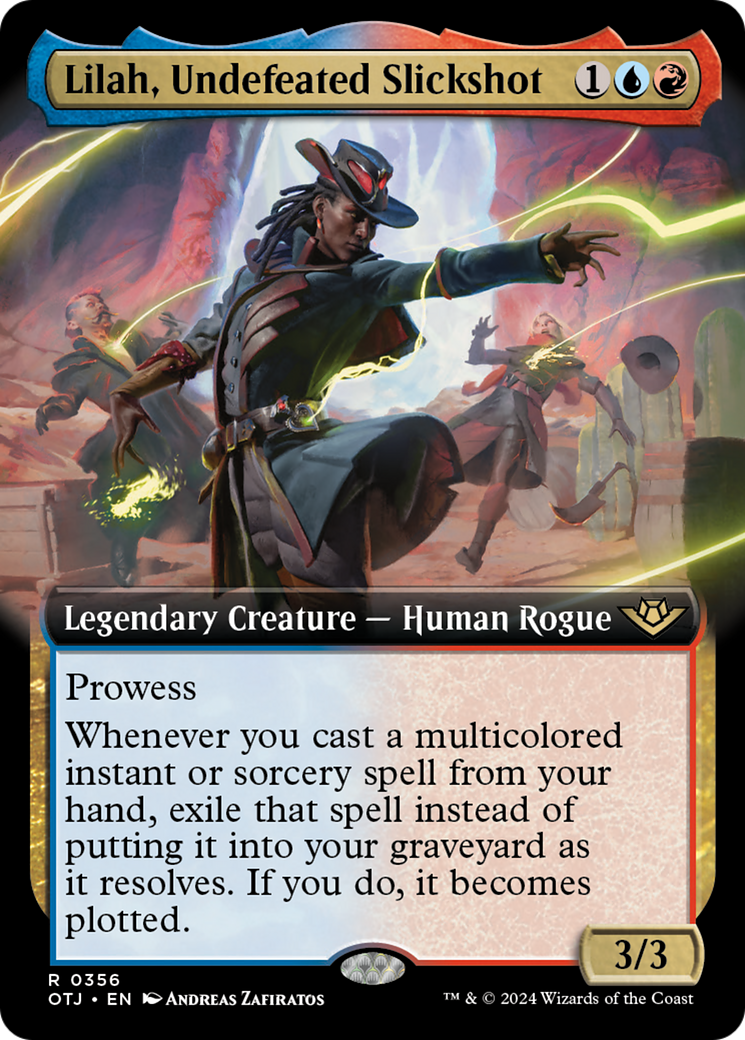 Lilah, Undefeated Slickshot (Extended Art) [Outlaws of Thunder Junction] | Spectrum Games