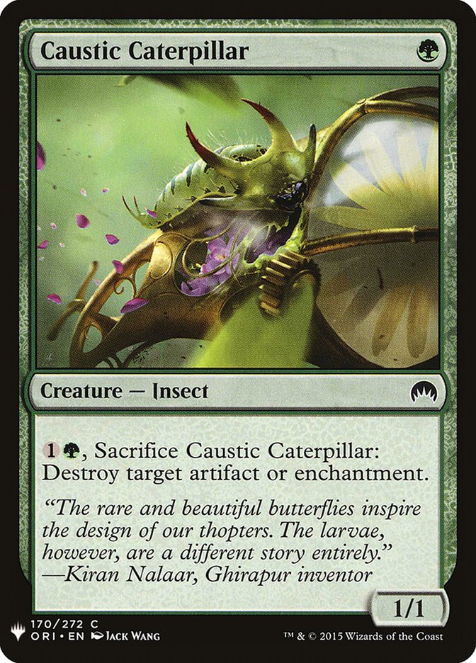 Caustic Caterpillar [Mystery Booster] | Spectrum Games
