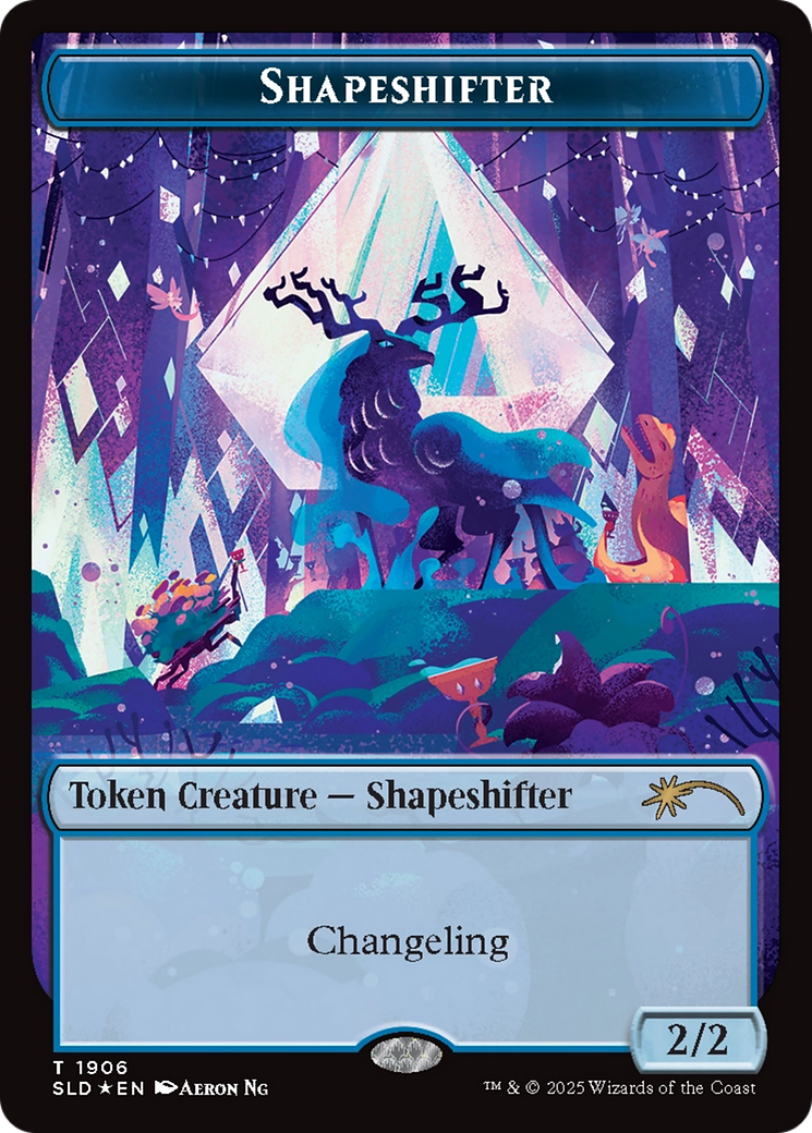 Shapeshifter Token (1906) (Double Rainbow Foil) [Secret Lair Drop Series] | Spectrum Games