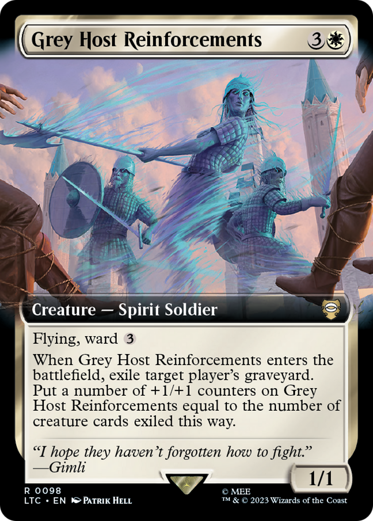 Grey Host Reinforcements (Extended Art) [The Lord of the Rings: Tales of Middle-Earth Commander] | Spectrum Games