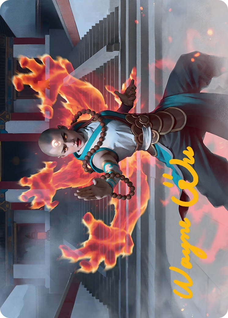 Flamehold Grappler Art Card (24/54) [Tarkir: Dragonstorm Art Series] | Spectrum Games