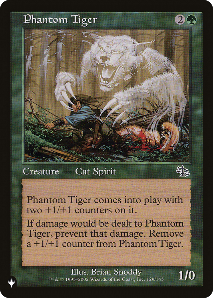 Phantom Tiger [The List Reprints] | Spectrum Games