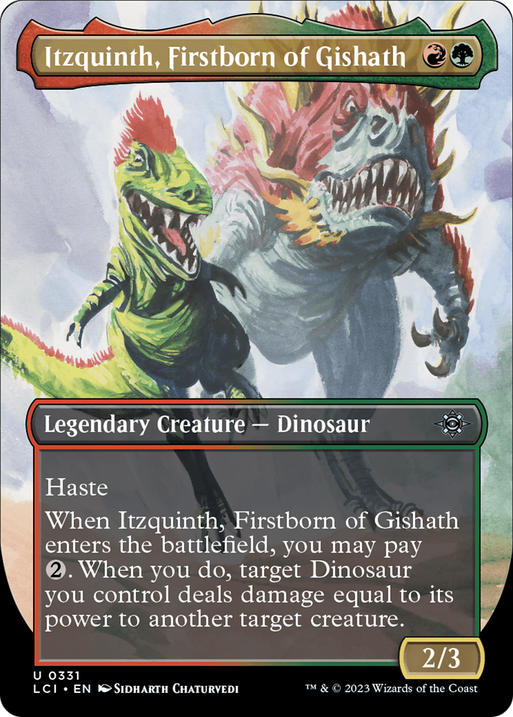 Itzquinth, Firstborn of Gishath (Borderless) [The Lost Caverns of Ixalan] | Spectrum Games